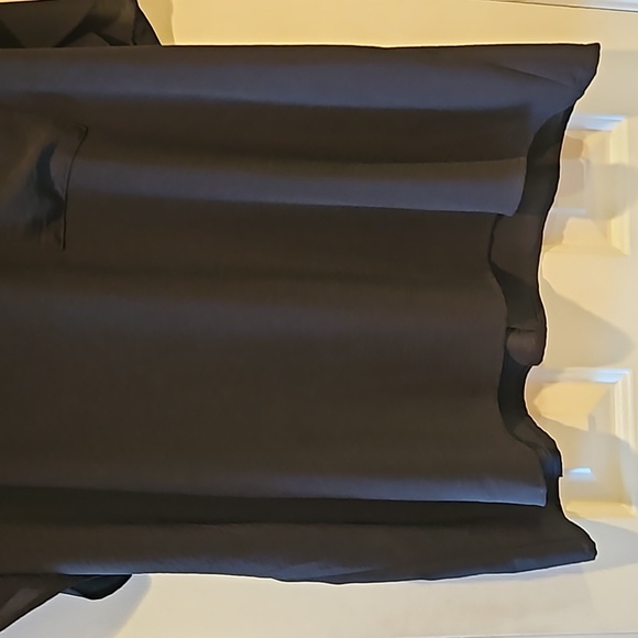 Cotton Bleu Black V-neck Blouse Size 2XL - Picture 4 of 8